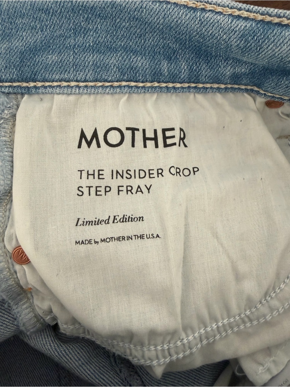 MOTHER Light Blue Cropped Ankle Jeans - Picture 7 of 9